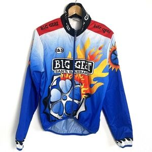 Louis Garneau Big Gear Santa Barbara Cycling Windbreaker Jacket -Men S- Full Zip